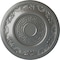 Ekena Millwork Nestor Ceiling Medallion (Fits Canopies up to 5"), Hand-Painted Silver, 25 7/8"OD x 2 1/4"P CM25NESLS - alternate 1